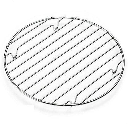 Prima Minimalist Black 10 Round Non Stick Cooling Rack for Cake, Pie, Tart