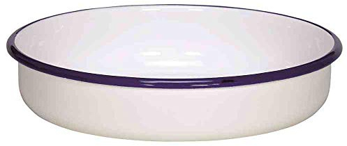 Karl Krüger 442F/20/1 B Husum, Weiß mit Blauem Rand, Ø 20 cm Schale, 5,5cm tief