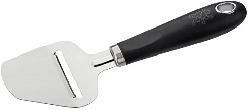 Stanley Rogers Käseschneider Pride – Hochwertiger Käseschneider aus gehärtetem Stahl – Designed in Germany, Spülmaschinenfest, Grau/Schwarz – 21,7 x 7,3 x 2,5 cm