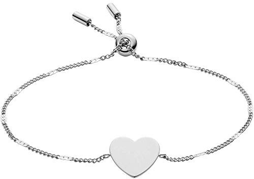 Fossil Armband Für Frauen Vintage Iconic, Min. Innenlänge: 165mm Silbernes Edelstahlarmband, JF03329040