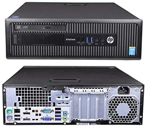 Windows 10 HP 800 G1 SFF Intel Core i5-4570 Desktop PC Computer - 16GB DDR3-128GB SSD & 1TB HDD - 300Mbps Wi-Fi (Renewed)