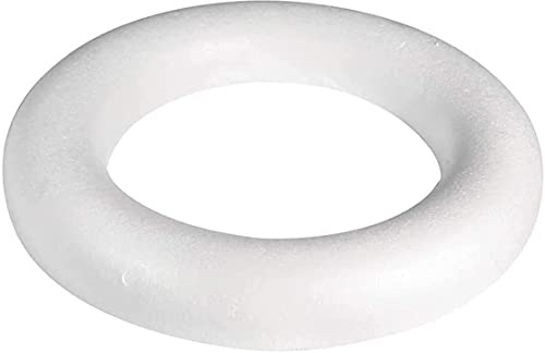 arkCRAFT Festive Polystyrol-Ringe/Kränze (1, 25 cm)