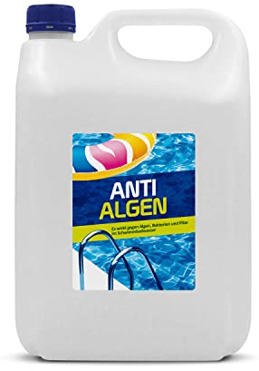 Gamix Pool Algizid Algenverhütung | Algenvernichter Pool | Algezid flüssig | Anti Algenmittel für Schwimmbad (4L)