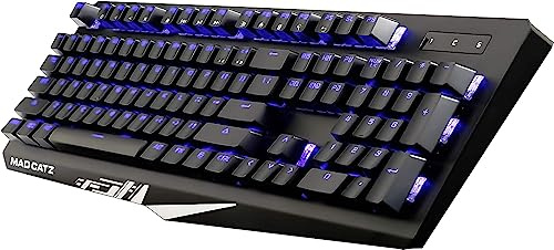 Mad Catz S.T.R.I.K.E Strike 4 Cherry MX Red Switch Mechanical RGB Gaming Keyboard - Black