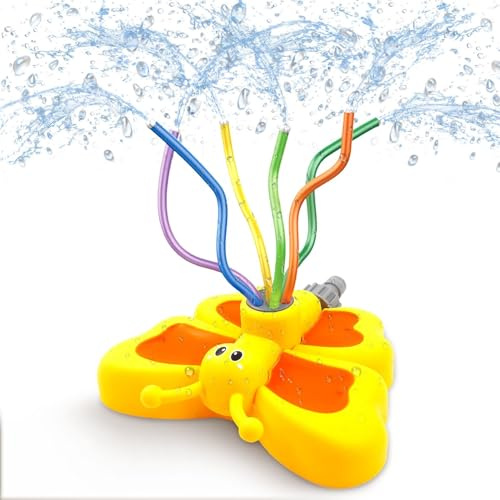 Wassersprinkler Kinder, Sprinkler Kinder Spielzeug, Sprinkler Wasserspielzeug Outdoor, Wassersprenkler Garten, Wasserspielzeug Garten Spielzeug für Jungen Mädchen Geschenk