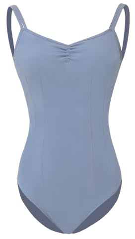 ROYAL SMEELA Ballerina Body mit BH - Spaghettiträger Ballett Trikot für Frauen