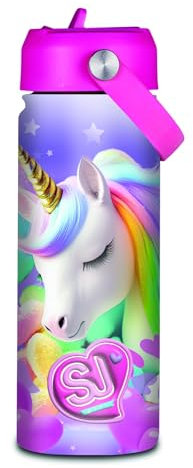 SJ GANG STYLE JAM GANG Borraccia Termica in Acciao Inox, Lilla, 0,5 L, Borraccia Scuola e Tempo Libero, Bambina