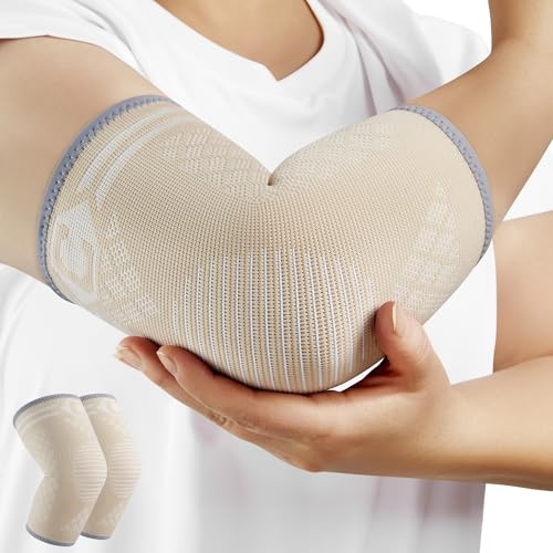 CAMBIVO Coderas Epicondilitis x2, Soporte Codo Compresión Tendinitis | Compresión Ajustada, Soporte de Codo Transpirable, Ideal para Gimnasio, Fitness, Golf y Actividades Deportivas