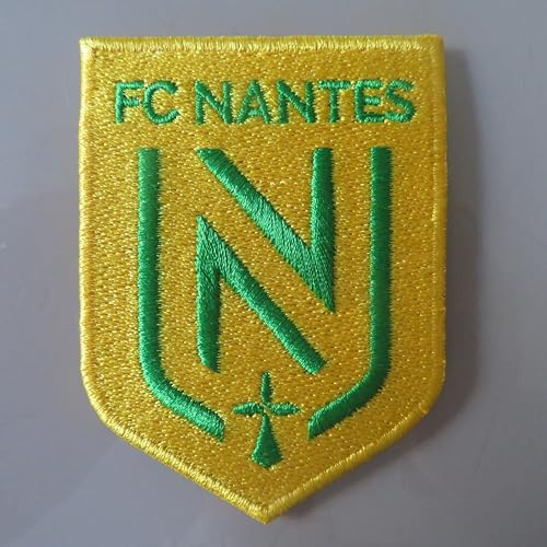 2stk FC Nantes Aufnäher Patch Football Fussball Soccer Club Iron on bügelbild aufbügler Badge Team logo