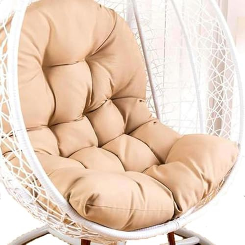 Cuscino spesso per sedia a uovo da appendere all'aperto, ricambio per grande amaca da giardino, altalena, per interni ed esterni, patio, camera da letto, colore verde