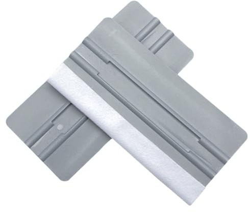 iplusmile 2 Pezzi Spatole in Plastica per Pellicole Auto Morbide Flessibili e Resistenti per Applicazione Pellicola Vetri e Strumenti per Pulizia e Finitura Adesivi Auto