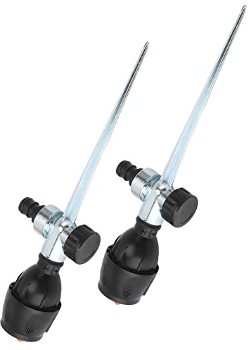 Akozon Arroseur Rotatif Automatique à 360 Degrés avec Technologie d'économie d'eau pour Pelouse de Jardin - Kit de Système 'arrosage en Acier Inoxydable