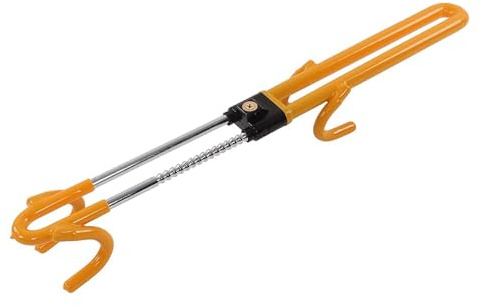 Cerradura de seguridad antirrobo para automóvil, Cerradura del volante del vehículo con diseño de impacto, 96 dientes de bloqueo para máxima protección, agarre ergonómico cómodo