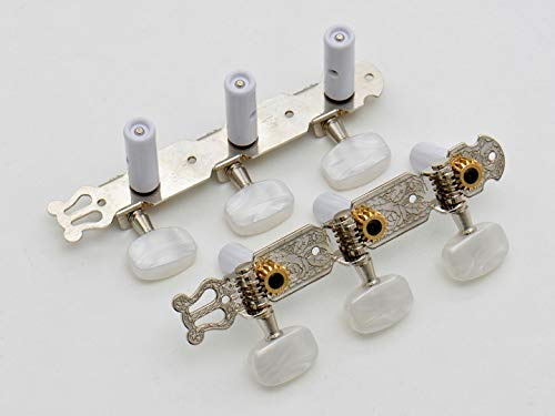 Göldo M1276 Mechaniken für Konzertgitarre, 3+3, nickel