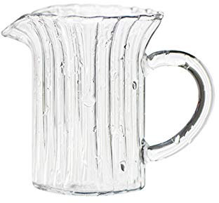 Milk Frother Cups Household Heat-resistant Glass Teapot Daily Fruit Juice Drink Can British Coffee Milk Jug Microwave-heated Milk Cup, Suitable for Family Cafes Gravy Boat ( Size : Square bottom )