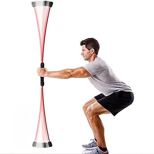 Fitness Schwingstab Pilates Yoga Stange Tremor Bar vibrierende Fitness-Stange Fitness Stretch Bar, Body Exerciser, Shoulder Tube Baseball, Multifunktionaler Sport Tremor Fitness Elastisches Training F