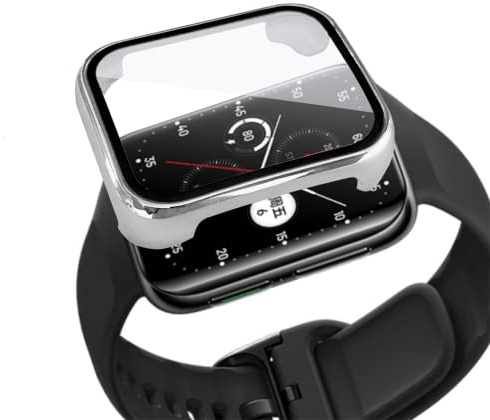 Tyogeephy Case Compatible with OPPO Watch 2 46mm Screen Protector Soft TPU Scratch Resistant Full Cover for OPPO Watch 2 46mm Smartwatch Accessories