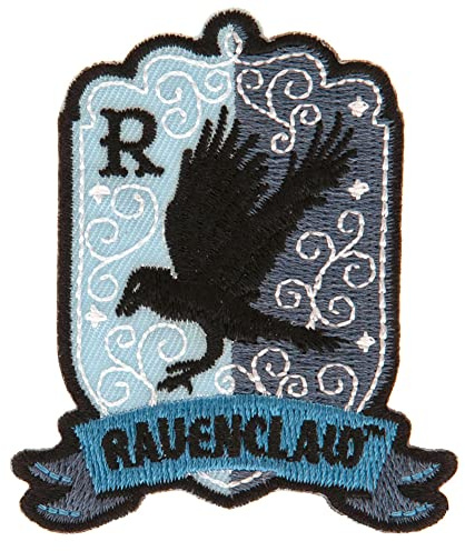 Harry Potter - Ravenclaw - Aufnäher zum Aufbügeln (Einheitsgröße) (Blau/Schwarz)