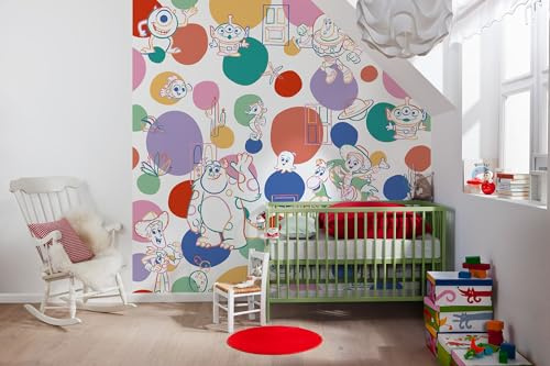 Komar Pixar Memories - Papel pintado fotográfico para habitación infantil (250 x 250 cm), diseño de Pixar Memories