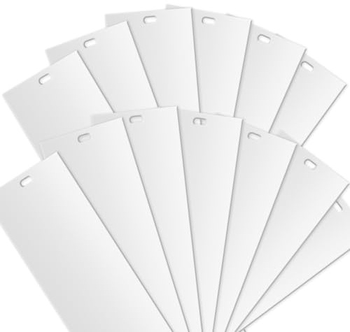 25Pcs 82.5 Vertical Replacement Blinds PVC Vertical Window Blinds Replacement Slats Parts for Sliding Glass Door Patio Door Window