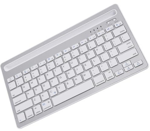 jojofuny Silent Keyboard for Wireless Connection Rechargeable Comfortable Keypad Tablet and Phone Keyboard