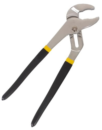 8 Water Pump Pliers, Adjustable Jaw Pliers, Tongue-and-Groove Pliers, Water Pipe Wrench with Black Grips for Tightening and Loosening Pipe Fittings