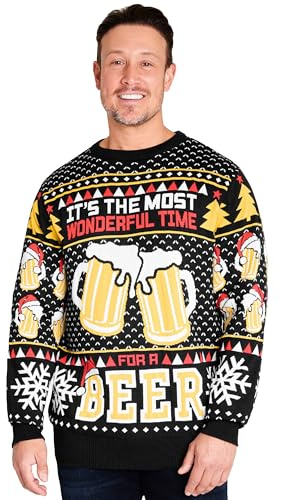 Get Trend Maglione Uomo M-2XL, Lavorato a Maglia Girocollo Caldo con Motivo Divertente Maglioni di Natale, Regalo Uomo (M, Multi)