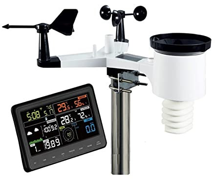 Weather Stations with Outdoor Sensor Wireless, Wireless Weather Station Connect To, Upload Data To Web Wunderground, Ws-wh2900-1,for Home