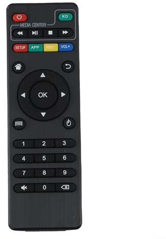 Getdoublerich Telecomando di ricambio per TV Box, per telecomando Max Series, per controller Android TV Box (per X96mini)