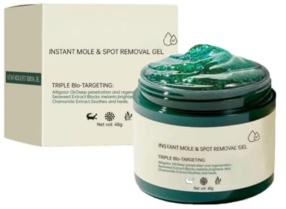 Sofortiges Gel zur Entfernung von Muttermalen und Flecken, Gel zur Aufhellung dunkler Pigmente, feuchtigkeitsspendendes Hautkorrekturserum für Frauen