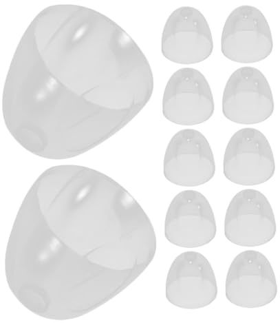 PACKOVE 12pièces Couvercle de Rechange pour Biberon Bouchon à Vis Anti-poussière Compatible avec Kit Biberon Étanche Plastique pour Voyage ou Maison
