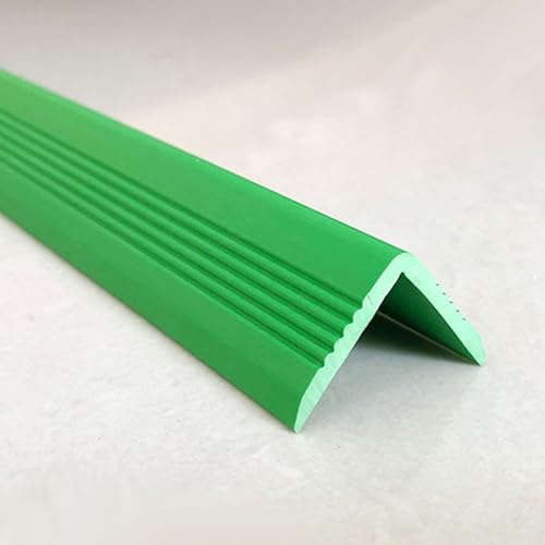 Nosing Bordure antidérapante en caoutchouc pour sols stratifiés Vert 40 x 40 mm 6 m