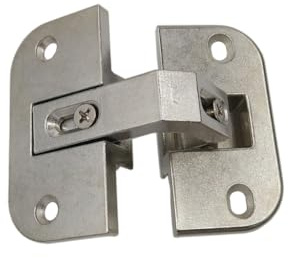 2 bisagras de puerta de acero inoxidable ocultas ajustables para gabinete