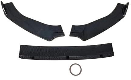 Spoiler Delantero para S3 8P A3 S-Line FL 2008-2013 Facelift ABS Bodykits Tuning Car Parachoques Delantero Labio Spoiler Divisor Difusor Alerón Frontal(Carbon Look)