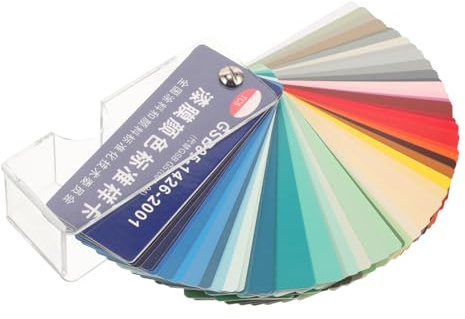 Gadpiparty Farbkarte Paint Sample Cards Standardfarben Für Hardwareanwendungen Tragbar Vielseitig Einsetzbar Präzise Farbabstimmung