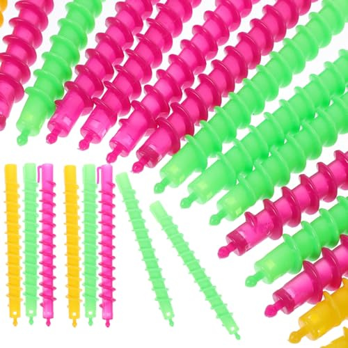 STOBAZA 100 Stück Spiral Dauerwellenstäbe aus Abs Haartools für Damen Vielseitige Spiral Lockenwickler für Dauerwelle Geeignet für Salon und Zuhause Sicherer Halt für Kurze und Lange