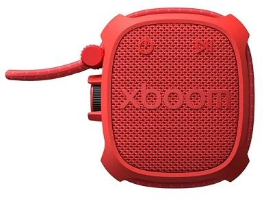LG xboom Rock by will.i.am | Altavoz Bluetooth | Sonido Exclusivo xboom con diseño Resistente y Compacto | Rojo