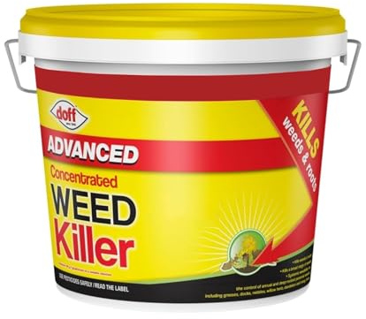 Doff Advanced Concentrated Weedkiller, DIY enthusiasts, Fast-Acting, Long-Lasting, Easy to Apply, Perfect for Gardens, Paths, Patios, Driveways and Outdoor Spaces, 10 Sachet