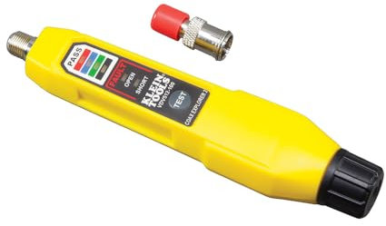 Klein Tools VDV512-100 Cable Tester, Coax Explorer 2 VDV Tester, Push Button Operation for Wire Tracing, Testing and Mapping Coaxial Cable