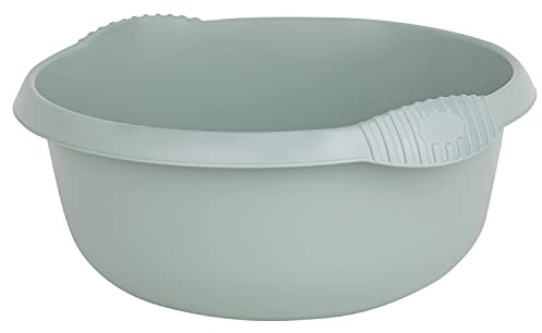 1x Schüssel rund grün 4,5L 28cm Waschschüssel Spülschüssel Kunststoff Spüle