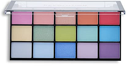 Makeup Revolution, Palette d'ombres à paupières Reloaded, Sugar Pie, 15 nuances, 16.5g