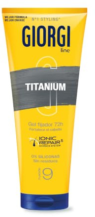 Giorgi Line - Absolut Titanium, 0% Silikone, Fixierung und Haltbarkeit 48h ohne Rückstände, extrem robuste und leichte Oberfläche, Befestigung 5-170 ml