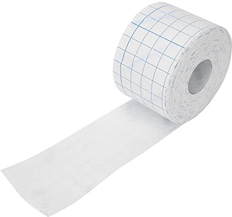 Vliesstoffband, Atmungsaktiver Wundklebeverband für Fix Mull zum Fixieren aller Arten von Pflastern für Fix Nadel für Fix Katheter(Weiß 5cm*10m)
