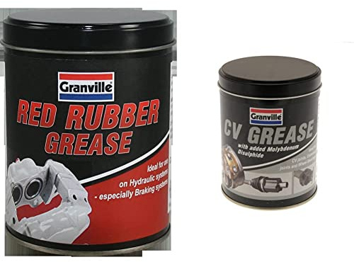 Granville 0846 500g Rubber Grease - Red & 0168A 500g CV Grease