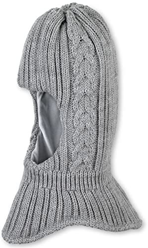 Sterntaler Unisex Kinder Schalmütze Kleinkinder Schalmütze Strick Zopfmuster, hellgrau, 51