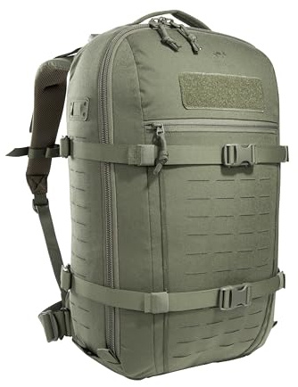 Tasmanian Tiger TT Modular Tac Pack 28 Robuster, taktischer Daypack Wander-Rucksack mit 28 Litern Volumen und Molle-System, Oliv