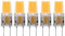 GY6.35 LED 12V 5W 500LM, Bombilla Halógena 45W Equivalente, Luz Blanco Neutra 4000K, No Regulable, Bi-Pin Casquillo GY6.35 LED AC/DC12V para Campana Cocina, Luz Mesa, Camper, Pack De 5