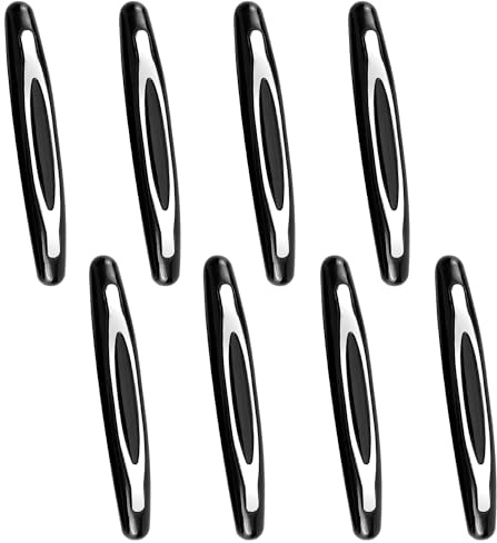 8 Piezas Protector de Borde de Puerta Coche Antiarañazos, Parachoques de Protección de Puerta de Coche, Protector Anticolisión Antifricción, Protección Bordes Antiarañazos, para Varios Coches - Negro