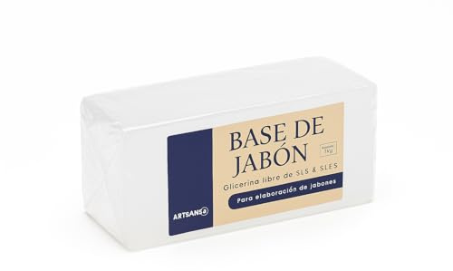 Glycerin-Seifenbasis Melt & Pour Weiß 1 kg – pflanzlich, für handgemachte Seifen – a Artsans