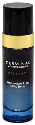 GERMINAL - Sérum Ultra Hyaluronic 5 Ácidos, Acción Inmediata, Efecto Lifting y Firmeza, Luminosidad Instantánea, Hidratación Profunda, Textura Ligera, 30 ml
